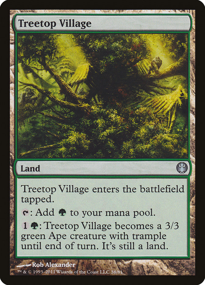 Treetop Village [Duel Decks: Knights vs. Dragons] | Kessel Run Games Inc. 