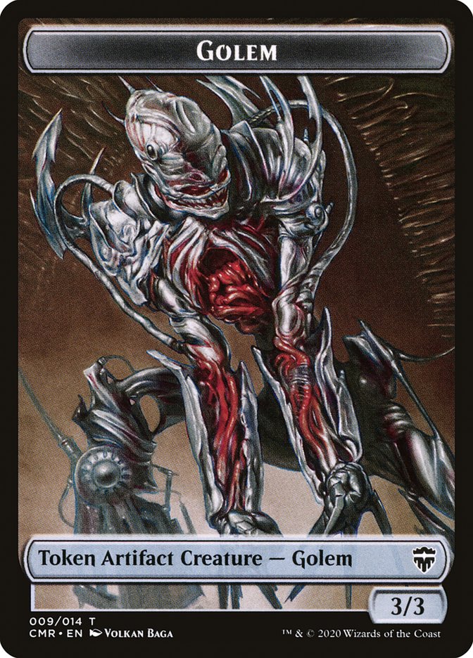 Golem Token [Commander Legends Tokens] | Kessel Run Games Inc. 