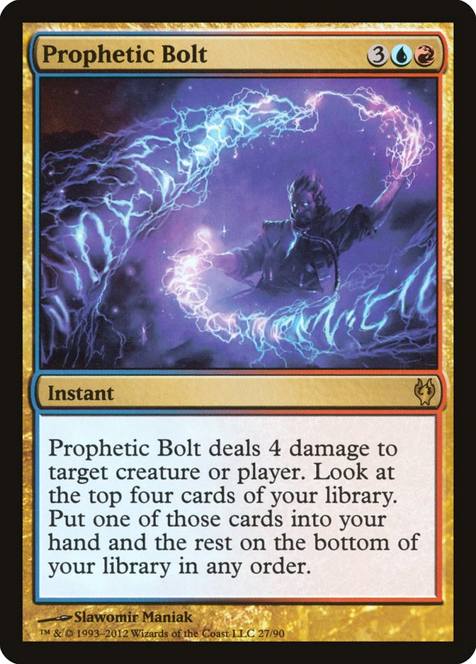 Prophetic Bolt [Duel Decks: Izzet vs. Golgari] | Kessel Run Games Inc. 