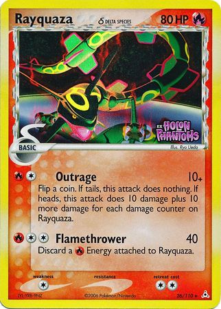 Rayquaza (26/110) (Delta Species) (Stamped) [EX: Holon Phantoms] | Kessel Run Games Inc. 