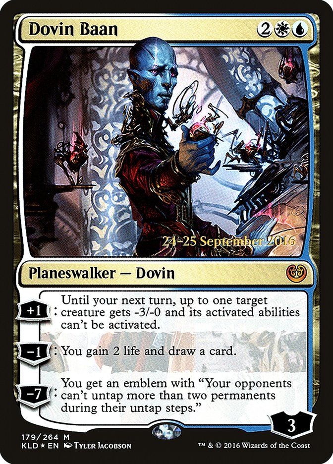 Dovin Baan [Kaladesh Prerelease Promos] | Kessel Run Games Inc. 