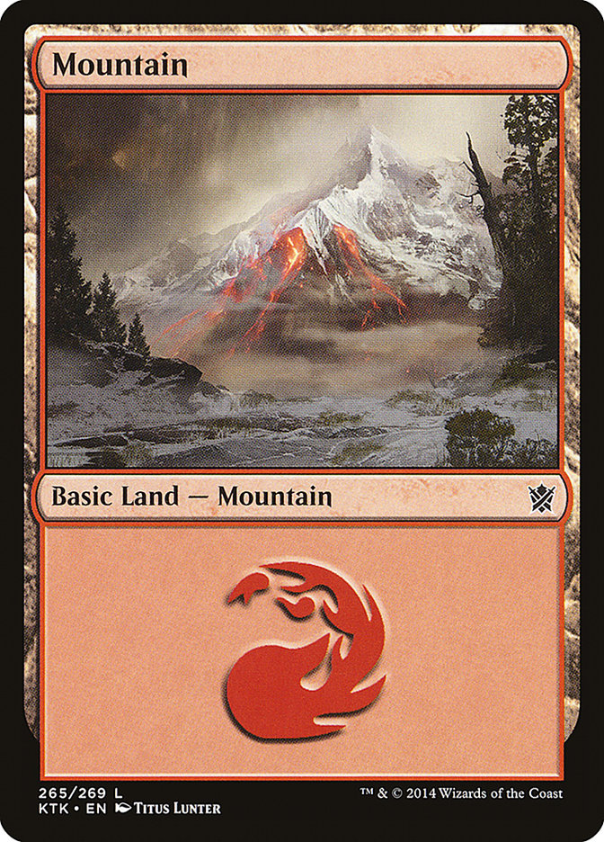 Mountain (265) [Khans of Tarkir] | Kessel Run Games Inc. 