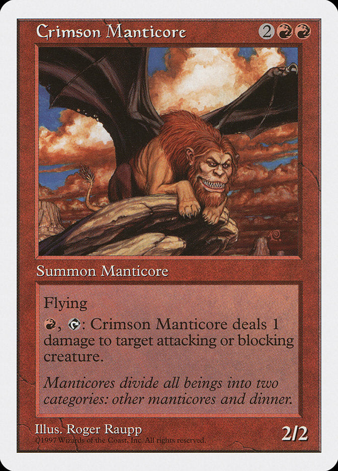 Crimson Manticore [Fifth Edition] | Kessel Run Games Inc. 