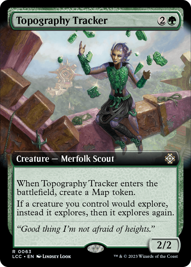 Topography Tracker (Extended Art) [The Lost Caverns of Ixalan Commander] | Kessel Run Games Inc. 