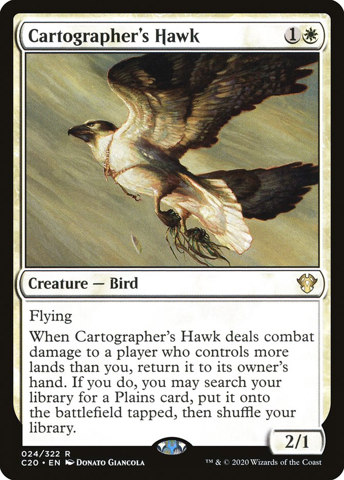 Cartographer's Hawk [Commander 2020] | Kessel Run Games Inc. 