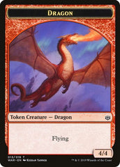 Dragon // Spirit Double-Sided Token [Challenger Decks 2020 Tokens] | Kessel Run Games Inc. 