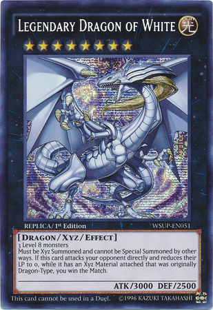 Legendary Dragon of White [WSUP-EN051] Secret Rare | Kessel Run Games Inc. 