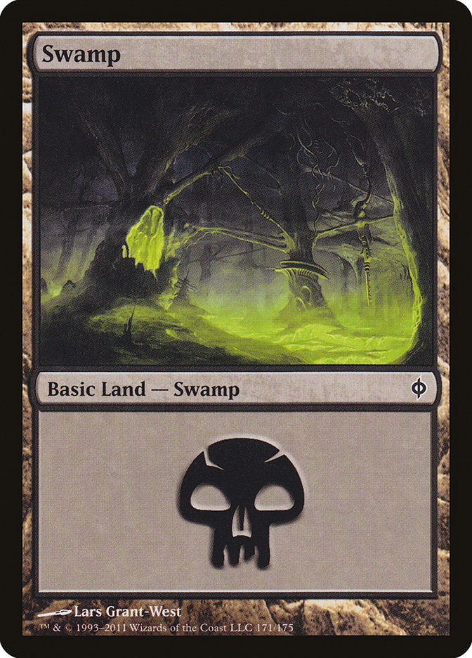 Swamp (171) [New Phyrexia] | Kessel Run Games Inc. 