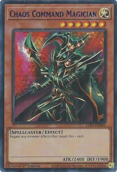 Chaos Command Magician (Blue) [LDS3-EN083] Ultra Rare | Kessel Run Games Inc. 