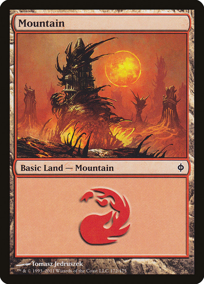 Mountain (172) [New Phyrexia] | Kessel Run Games Inc. 