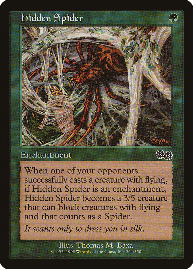 Hidden Spider [Urza's Saga] | Kessel Run Games Inc. 