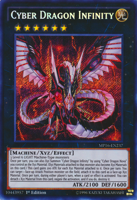 Cyber Dragon Infinity [MP16-EN237] Secret Rare | Kessel Run Games Inc. 