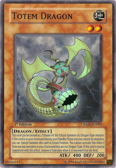 Totem Dragon [CRMS-EN085] Super Rare | Kessel Run Games Inc. 