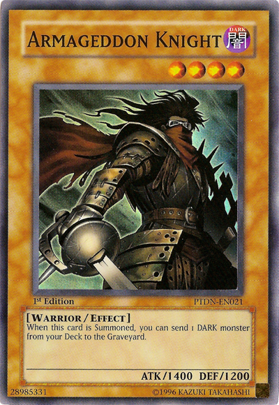 Armageddon Knight [PTDN-EN021] Super Rare | Kessel Run Games Inc. 