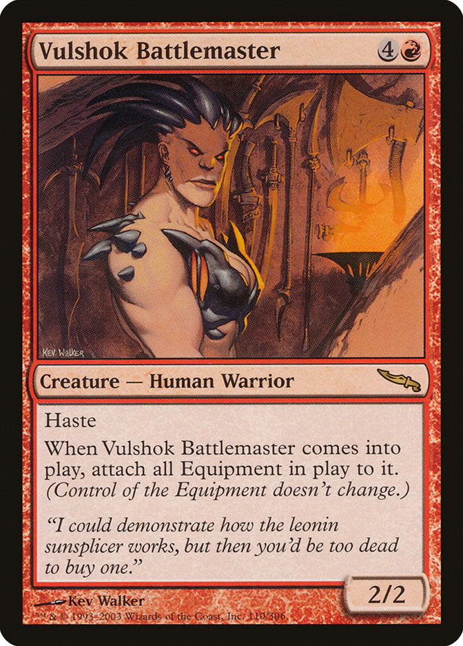 Vulshok Battlemaster [Mirrodin] | Kessel Run Games Inc. 