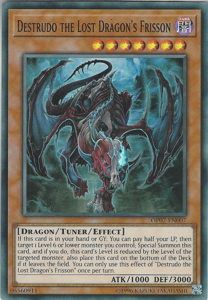 Destrudo the Lost Dragon's Frisson [OP07-EN007] Super Rare | Kessel Run Games Inc. 