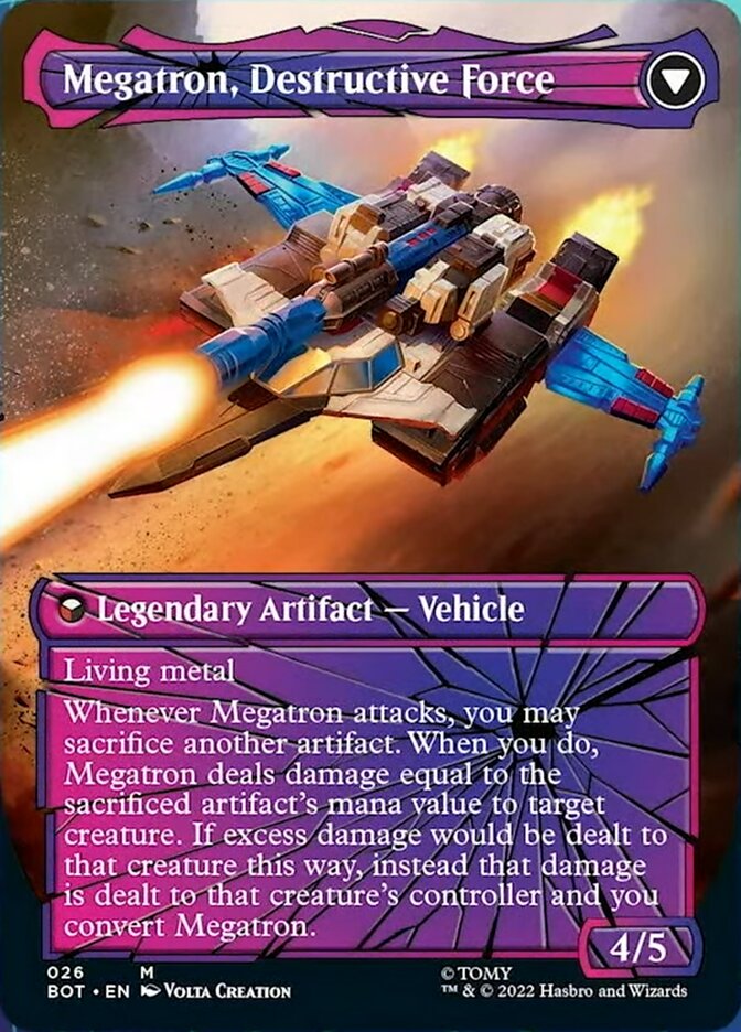 Megatron, Tyrant // Megatron, Destructive Force (Shattered Glass) [Transformers] | Kessel Run Games Inc. 