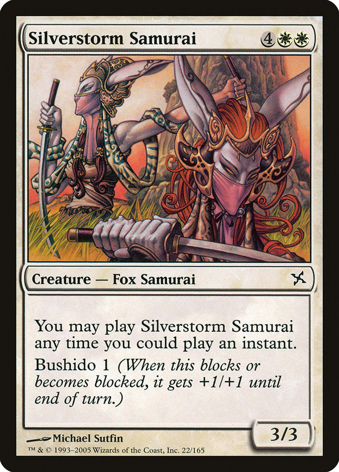 Silverstorm Samurai [Betrayers of Kamigawa] | Kessel Run Games Inc. 