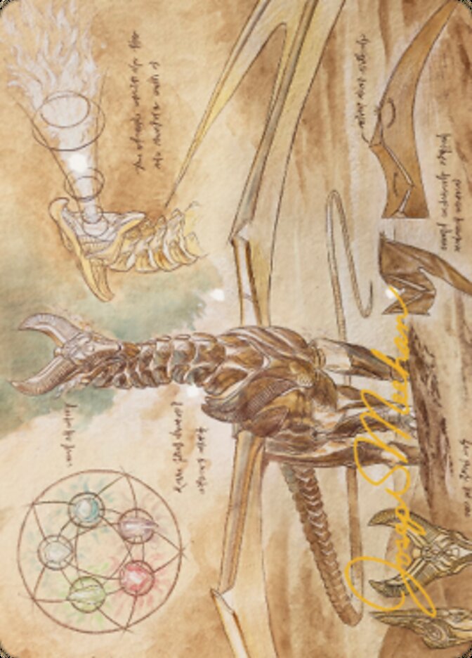 Ramos, Dragon Engine Art Card (Gold-Stamped Signature) [The Brothers' War Art Series] | Kessel Run Games Inc. 