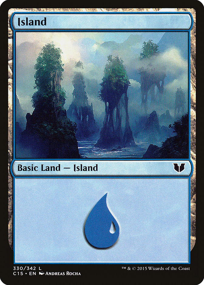 Island (330) [Commander 2015] | Kessel Run Games Inc. 