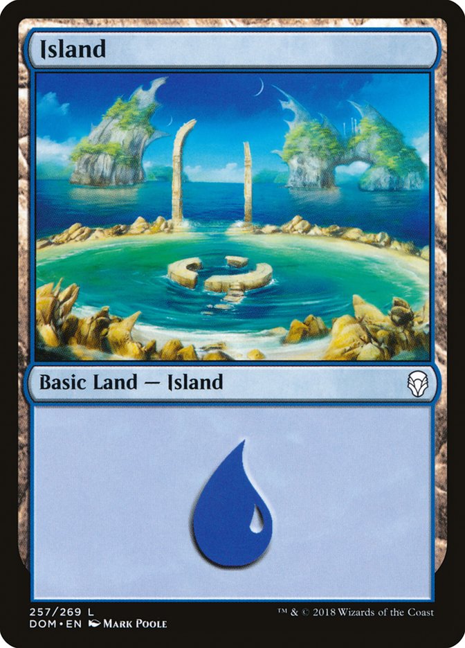 Island (257) [Dominaria] | Kessel Run Games Inc. 