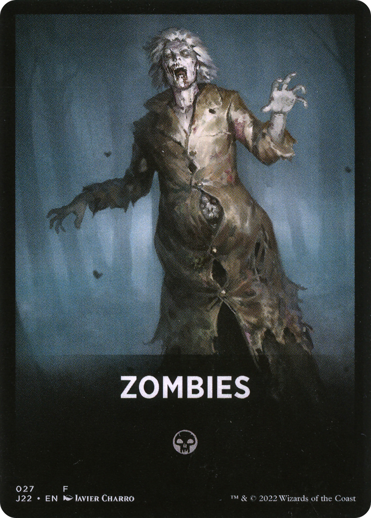 Zombies Theme Card [Jumpstart 2022 Front Cards] | Kessel Run Games Inc. 