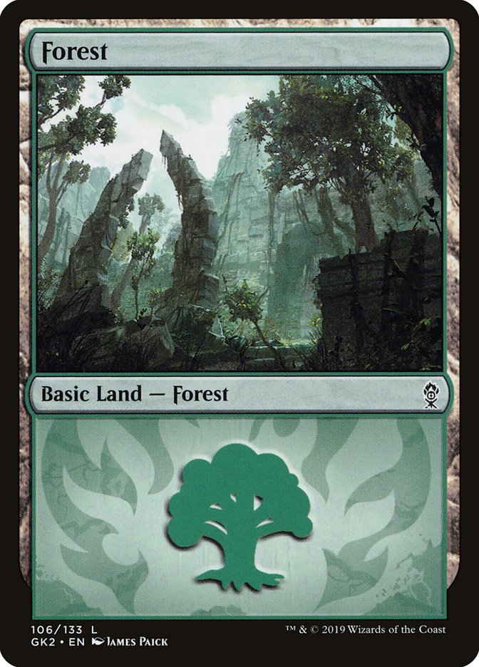 Forest (106) [Ravnica Allegiance Guild Kit] | Kessel Run Games Inc. 