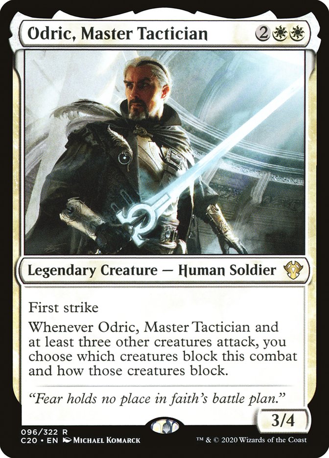 Odric, Master Tactician [Commander 2020] | Kessel Run Games Inc. 