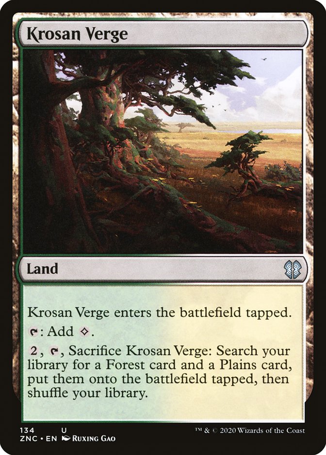 Krosan Verge [Zendikar Rising Commander] | Kessel Run Games Inc. 