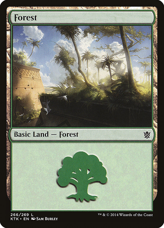 Forest (266) [Khans of Tarkir] | Kessel Run Games Inc. 