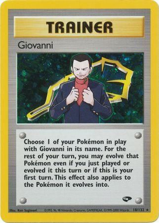 Giovanni (18/132) [Gym Challenge Unlimited] | Kessel Run Games Inc. 