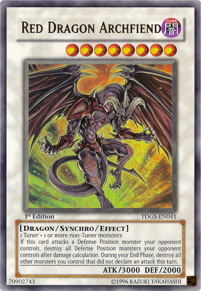 Red Dragon Archfiend [TDGS-EN041] Ultra Rare | Kessel Run Games Inc. 