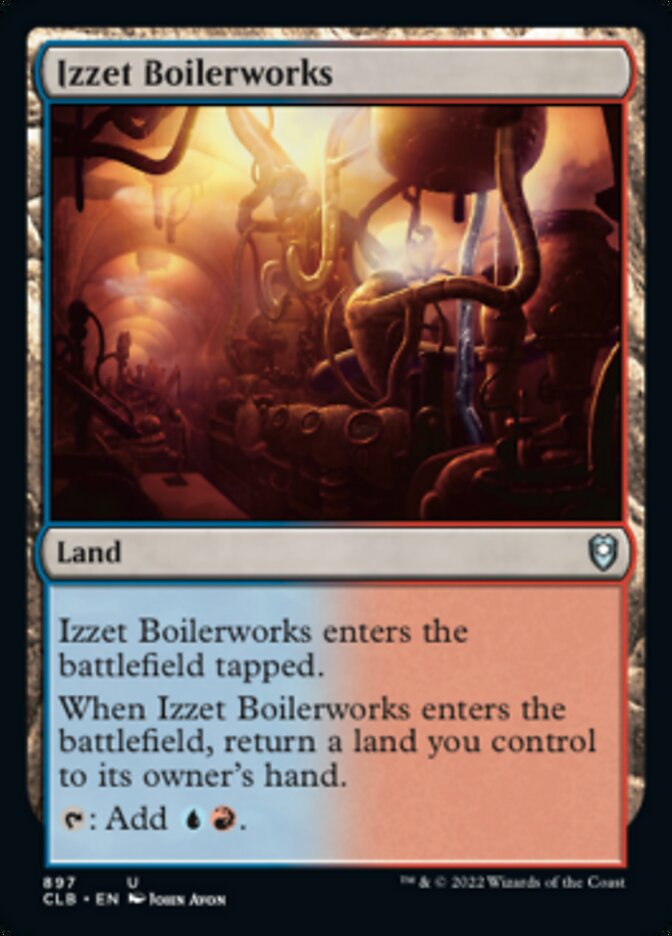 Izzet Boilerworks [Commander Legends: Battle for Baldur's Gate] | Kessel Run Games Inc. 