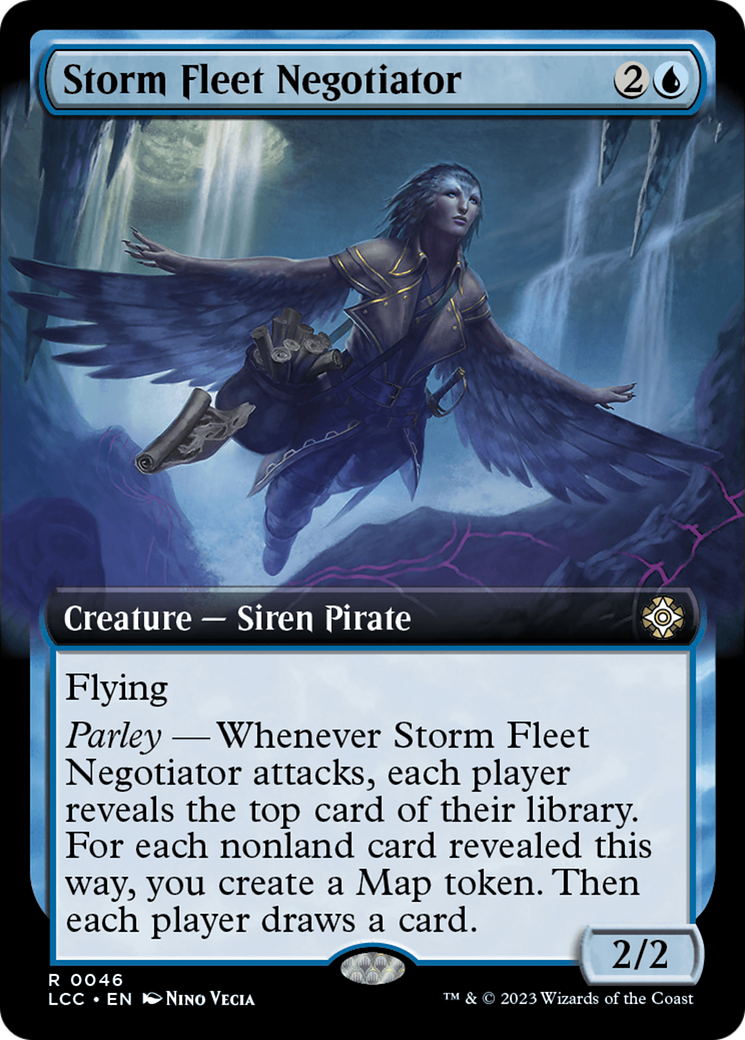 Storm Fleet Negotiator (Extended Art) [The Lost Caverns of Ixalan Commander] | Kessel Run Games Inc. 