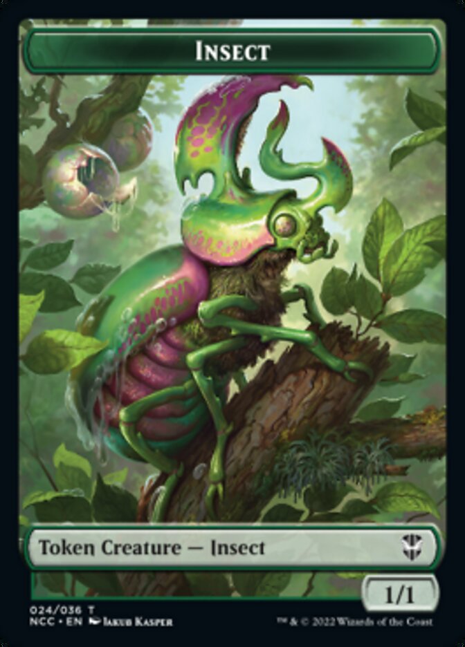 Ogre // Insect Double-Sided Token [Streets of New Capenna Commander Tokens] | Kessel Run Games Inc. 