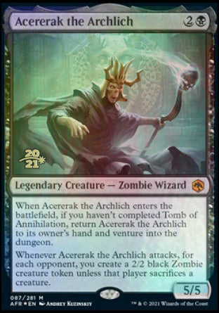 Acererak the Archlich [Dungeons & Dragons: Adventures in the Forgotten Realms Prerelease Promos] | Kessel Run Games Inc. 