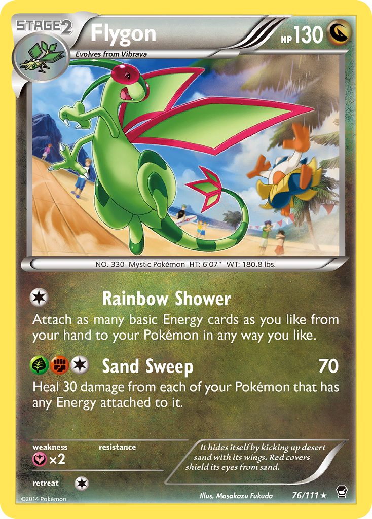 Flygon (76/111) [XY: Furious Fists] | Kessel Run Games Inc. 