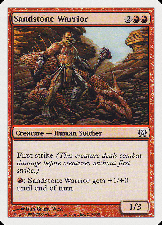 Sandstone Warrior [Ninth Edition] | Kessel Run Games Inc. 