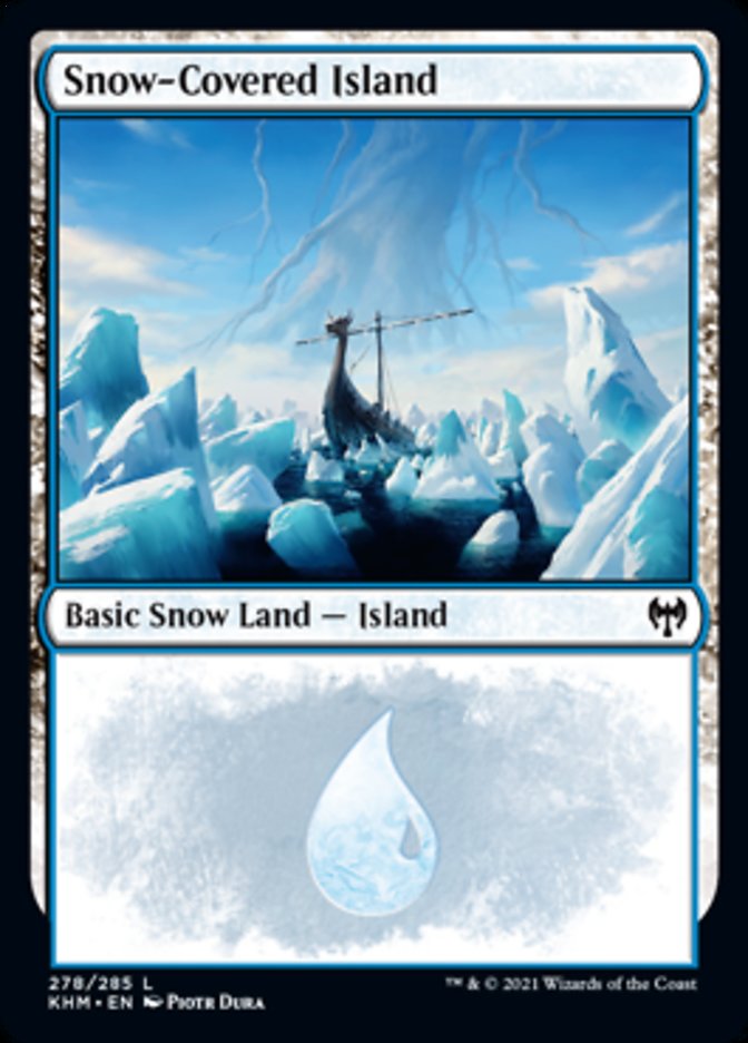 Snow-Covered Island (278) [Kaldheim] | Kessel Run Games Inc. 