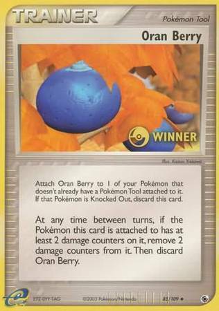 Oran Berry (85/109) (Winner) [EX: Ruby & Sapphire] | Kessel Run Games Inc. 