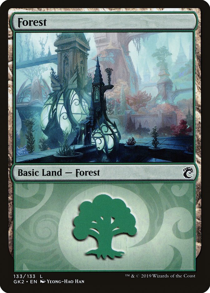 Forest (133) [Ravnica Allegiance Guild Kit] | Kessel Run Games Inc. 