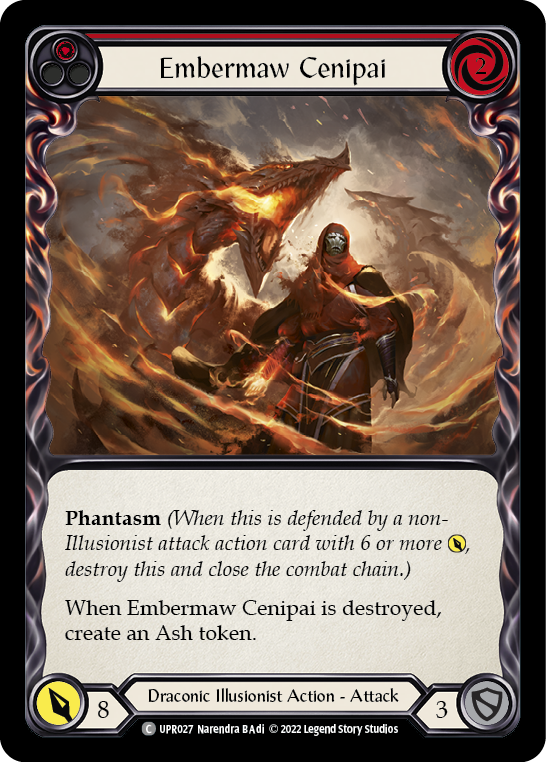 Embermaw Cenipai (Red) [UPR027] (Uprising)  Rainbow Foil | Kessel Run Games Inc. 