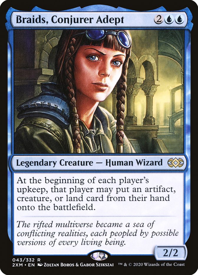 Braids, Conjurer Adept [Double Masters] | Kessel Run Games Inc. 