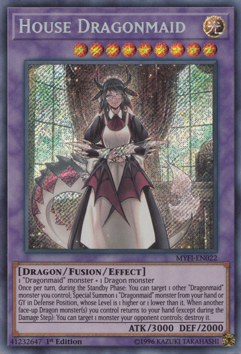 House Dragonmaid [MYFI-EN022] Secret Rare | Kessel Run Games Inc. 