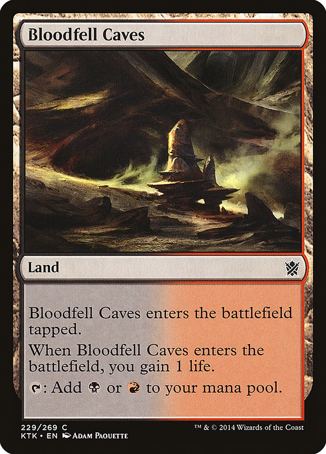 Bloodfell Caves [Khans of Tarkir] | Kessel Run Games Inc. 