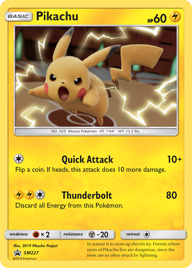 Pikachu (SM227) [Sun & Moon: Black Star Promos] | Kessel Run Games Inc. 