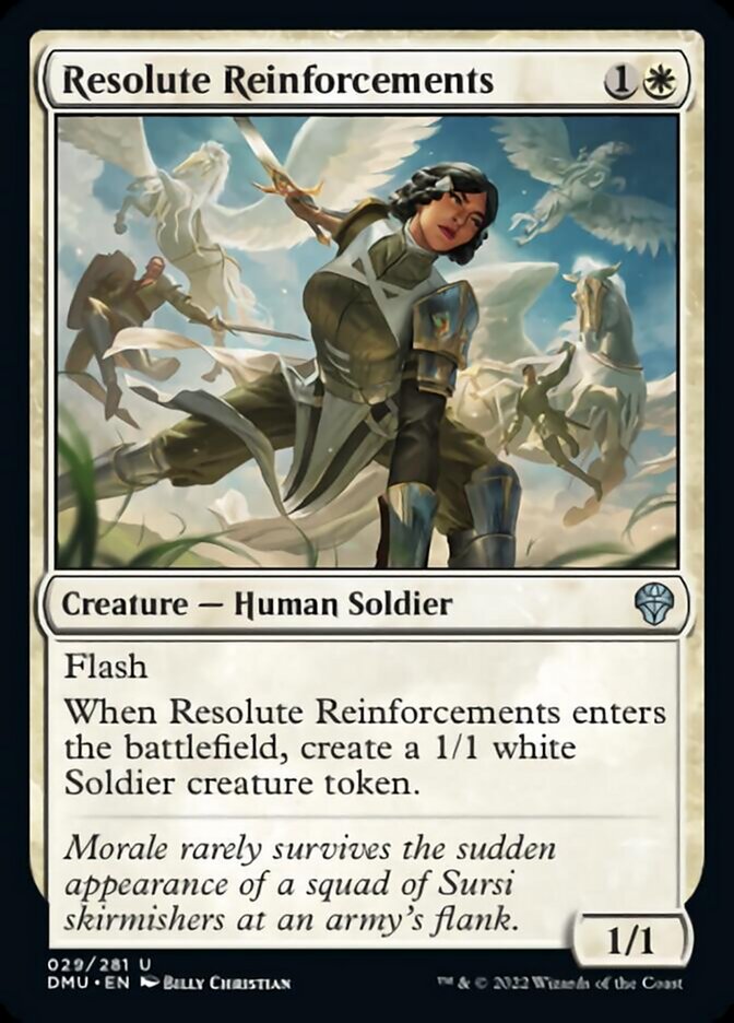 Resolute Reinforcements [Dominaria United] | Kessel Run Games Inc. 