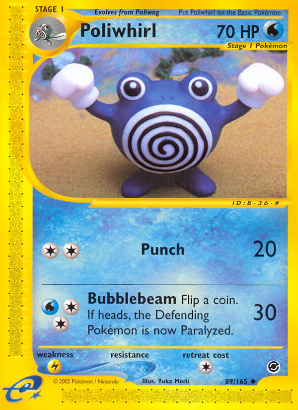 Poliwhirl (89/165) [Expedition: Base Set] | Kessel Run Games Inc. 