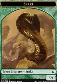 Snake // Zombie Double-Sided Token [Hour of Devastation Tokens] | Kessel Run Games Inc. 