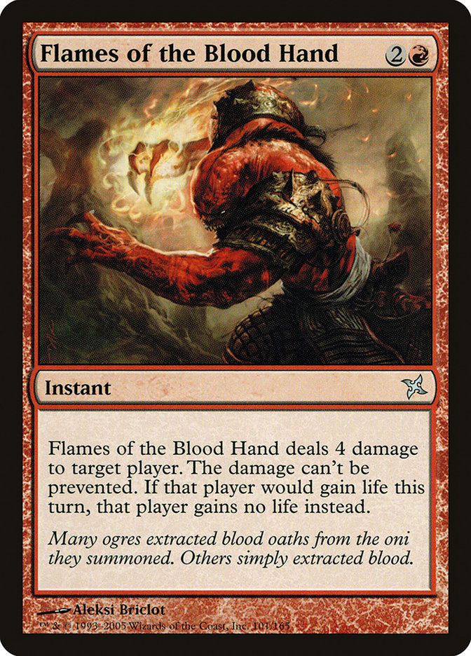 Flames of the Blood Hand [Betrayers of Kamigawa] | Kessel Run Games Inc. 